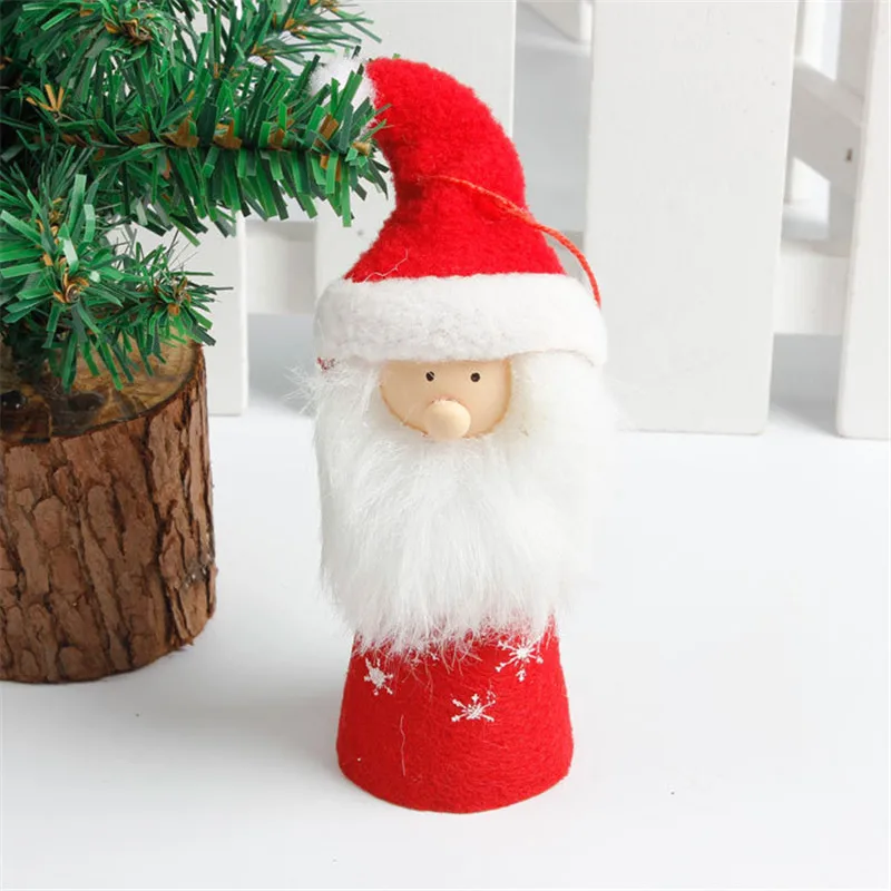 Милый Санта-Клаус, снеговик, кукла, украшения, подвески, Рождественская елка, висячие украшения для дома, свадьбы, рождественские, вечерние, декор 62373 - Цвет: U