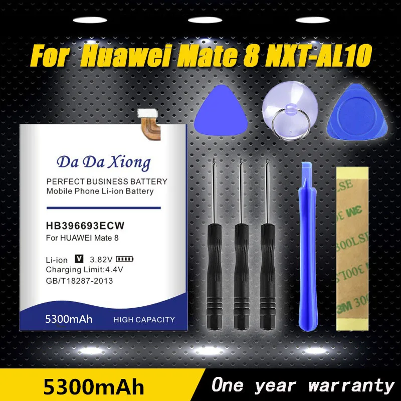 

High quality 5300mAh HB396693ECW Battery for Huawei Mate 8 NXT-AL10 NXT-TL00 NXT-CL00 NXT-DL00 mate8 battery