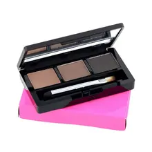 Водоустойчивые, блестящие и мерцание тени для бровей Make Up набор комплект Для женщин Профессиональный гель для бровей