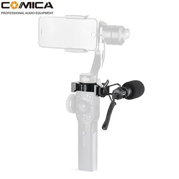 

COMICA CVM-VM10-II Kit Cardioid Directional Condenser Video Microphone Mic With Adapter 4-Ring Mount for Zhiyun Smooth 4 (Includ