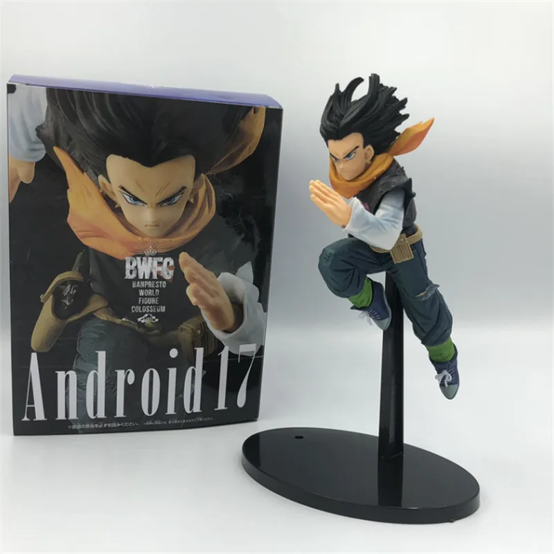 

New Dragon Ball Z Android 17 VS Goku Sprinting Ver. Action Figure DBZ PVC Collection Model 17cm