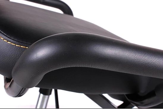 Ergonomically Designed Knee Chair with Back and Handle Leather/Mesh Fabric Office Kneeling Chair Ergonomic Posture Chair  Design