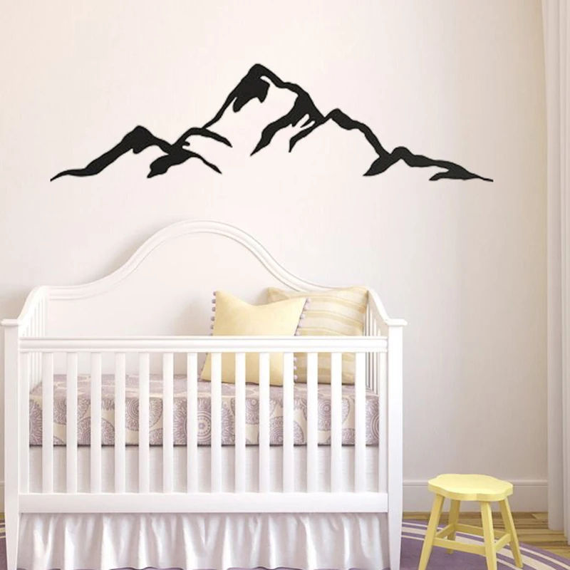 Buy Mountain Wall Decal Modern Vinyl Decal, Unique