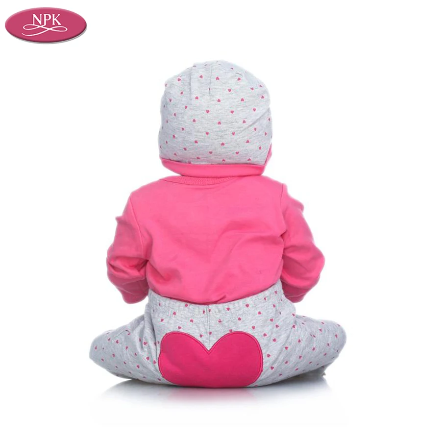 NPK 56CM Baby Girl Reborn Doll Toy Full Body SIlicone LIfelike Handmade Girls Dolls Best Gift For Kids Child Boneca Brinquedos (4)
