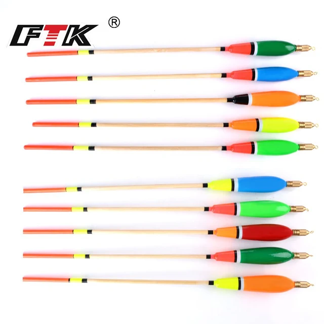 FTK Fishing Float 5Pcs/Lot Float 2/3/4/6g Mix Color For Carp Fishing 1