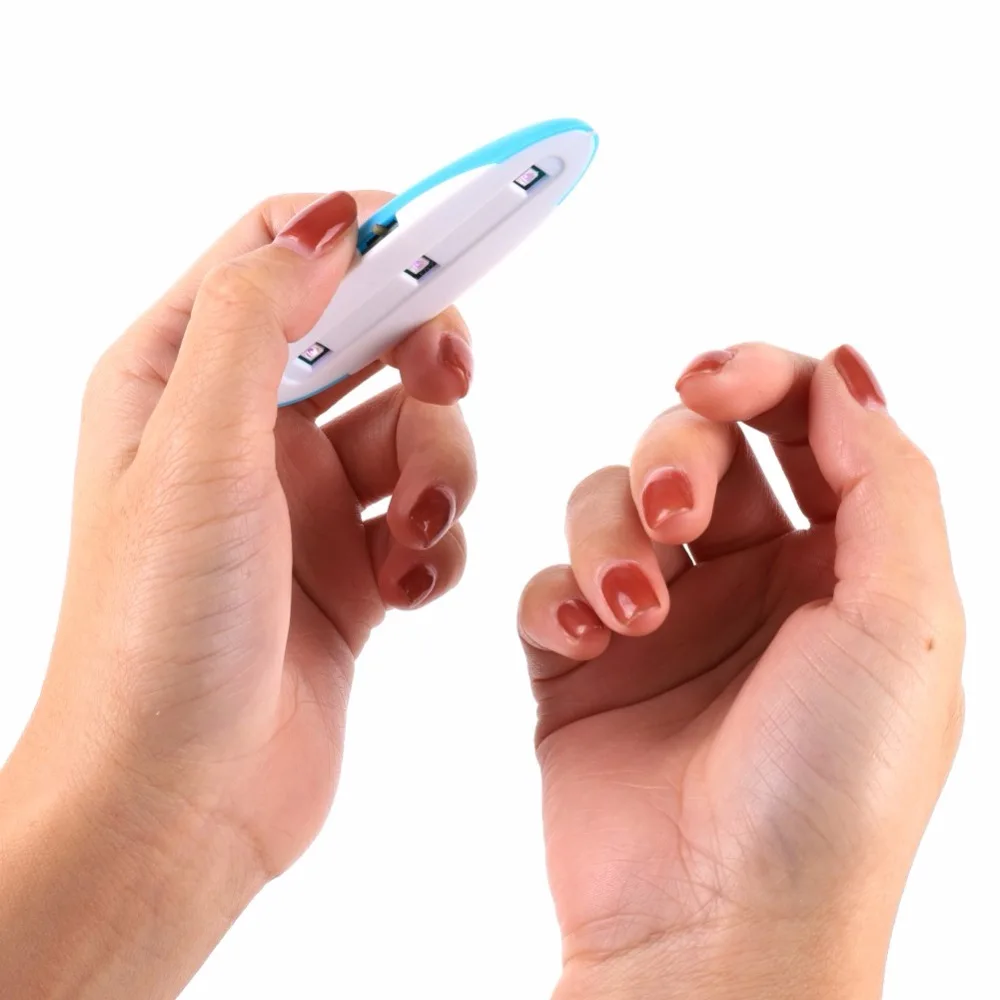 

Portable LED Lamp for Nail Single Finger Lamp Nail Gel Polish Dryer Drying Machine Smart Sensor Light