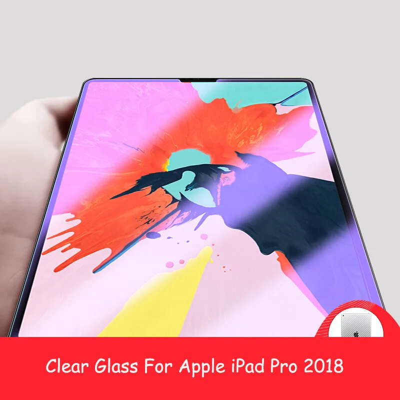 2.5D полное покрытие анти синее закаленное стекло для Apple iPad Pro 1" 12,9" супер прозрачная защита экрана планшета защитная пленка