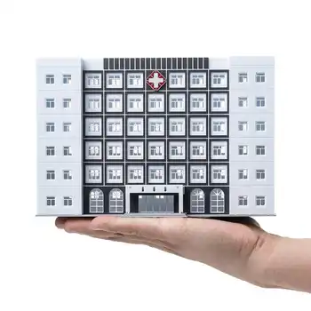 

DIY 1x150 Residential Scale Model Building Hospital Sand Table Kits Mounting Production Scale Scene Architecture for Children