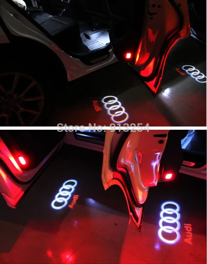 

Car LED Laser Logo Light Door Welcome Ghost Shadow Projector Lights for AUDI A6L Q5 A4L A7 A5 Q3 Q7 TT S5