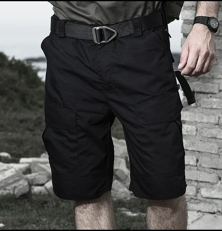 Outdoor shorts men Summer Militar Waterproof Tactical Cargo Shorts Men
