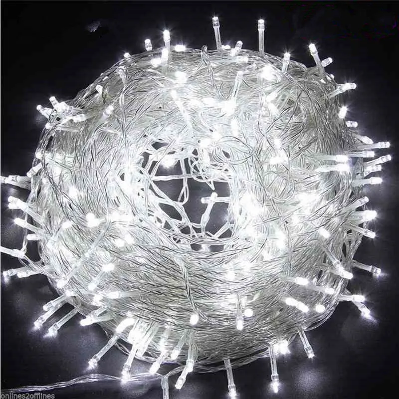 LED light string 10m 20m 30m 50m 100m waterproof outdoor 220V / 110V for Christmas party wedding festival outdoor decoration LED light string 10m 20m 30m 50m 100m waterproof outdoor 220V / 110V for Christmas party wedding festival outdoor decoration