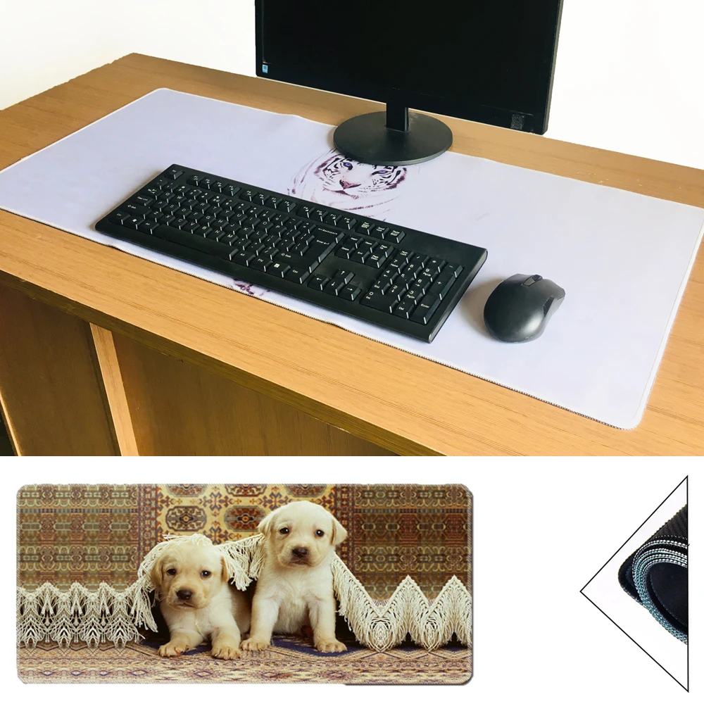Promotion Gaming Mouse Pad Mause Pad Gamer Computer Mousepad Locked Edge Pad Large XXL Pad For Desk Keyboard Wireless Laser Mice