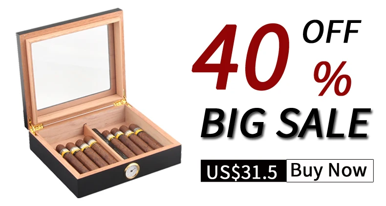 Hygromètre Humidificateur à cigare tabac Tobacco Cigar Hygrometer Humidifier
