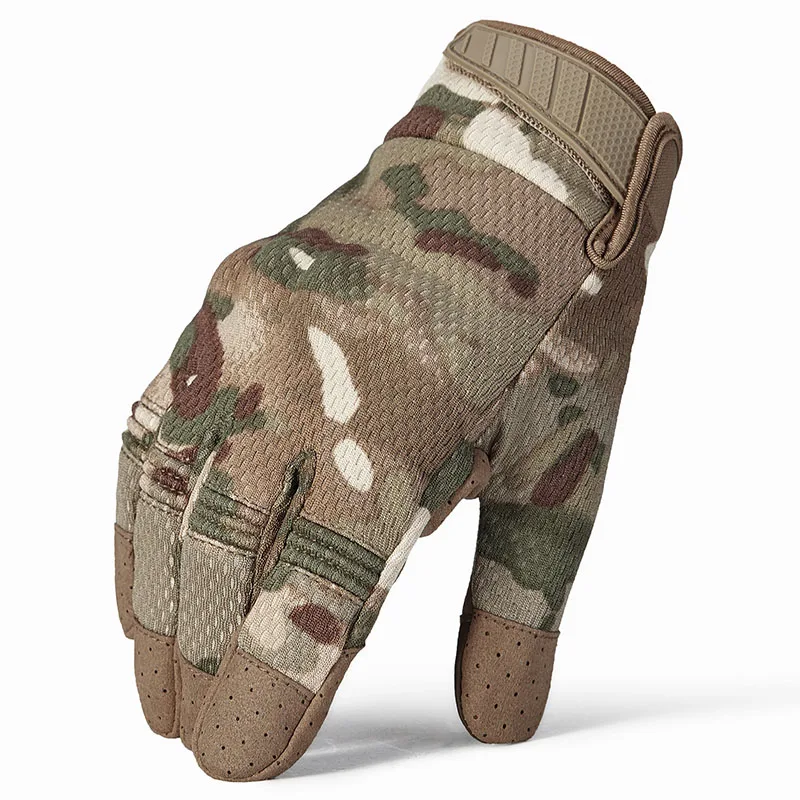 Refire gear, камуфляжные тактические перчатки с сенсорным экраном, мужские прочные армейские военные перчатки, дышащие перчатки для езды на велосипеде - Цвет: Dark CP