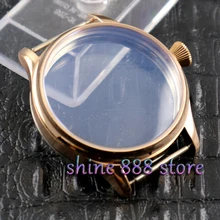 44 мм 316L стальная закручивающаяся задняя часть розовая позолоченная чехол подходит для 6498 6497 движения