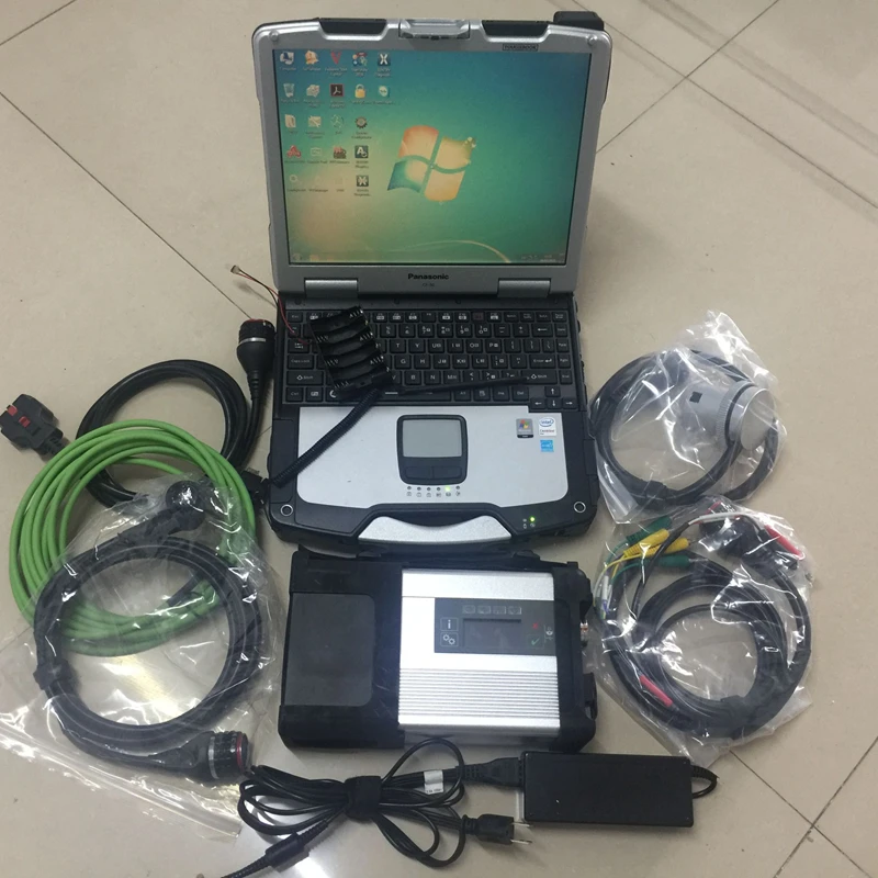Супер mb star c5 SD+ HDD новейшее программное обеспечение в ноутбуке cf30 toughbook CF-30 высококачественный диагностический инструмент для автомобилей и грузовиков