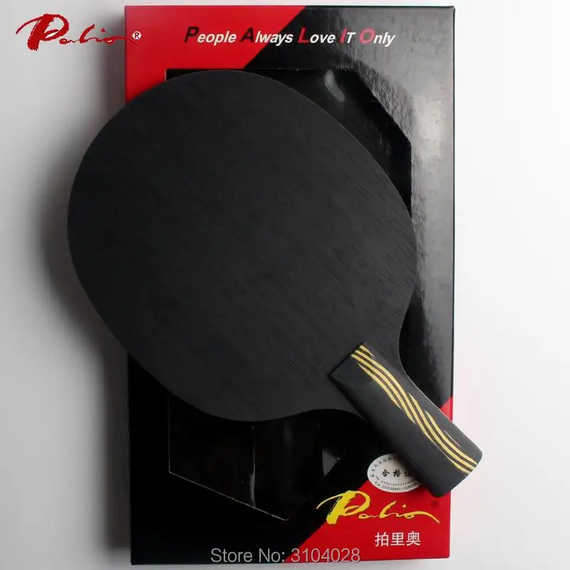Palio официальный Оверлорд настольный теннис лезвие углерода+ Ti прочность лезвия быстрая атака с петлей большой основной платы racqut Спорт
