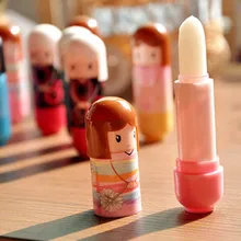 Лидер продаж для маленьких девочек Для женщин Doll натуральный губ женский крем стойкая Увлажняющая помада принадлежности легко наносится