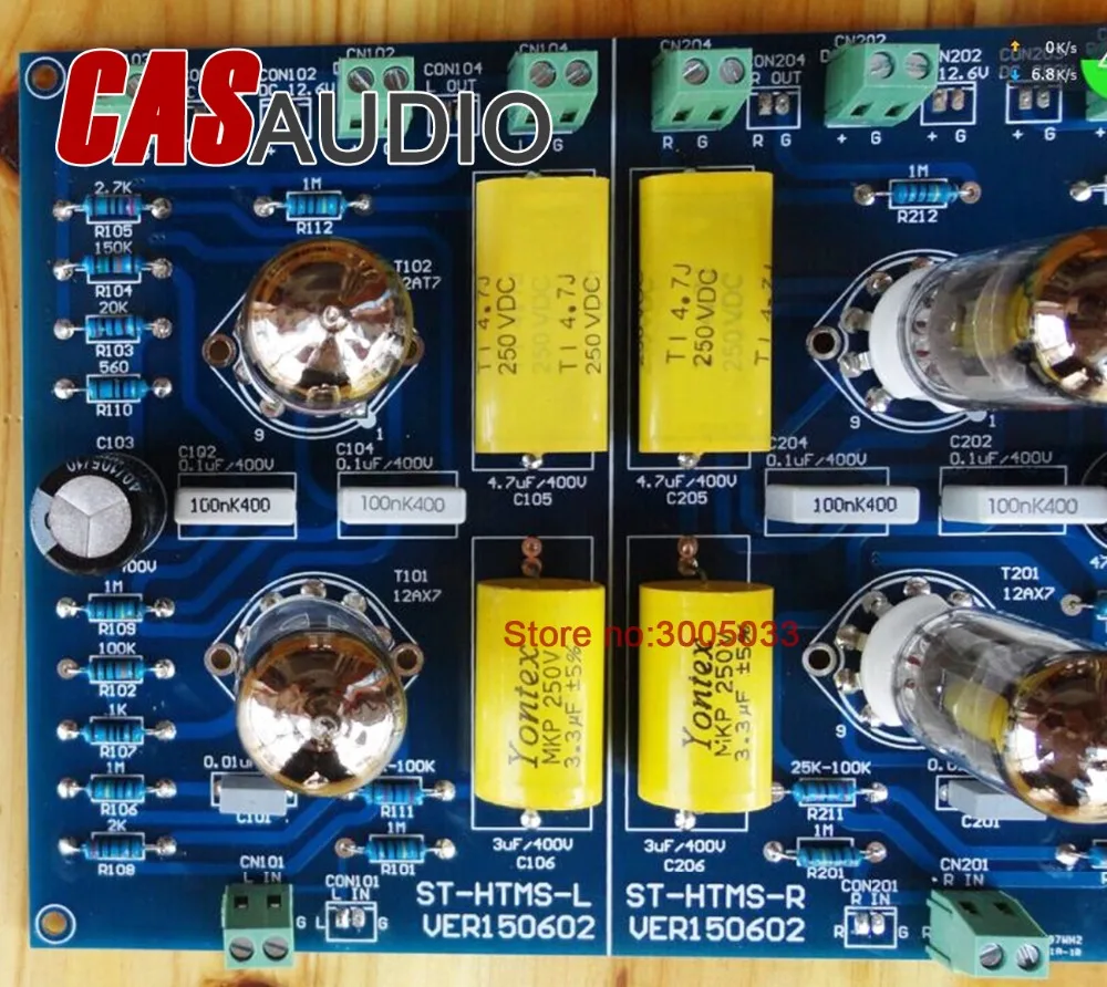 

12AX7 ECC83 12AT7 ECC81 Tube Valve Pre Amplifier Preamp Shigeru Wada's Circuit