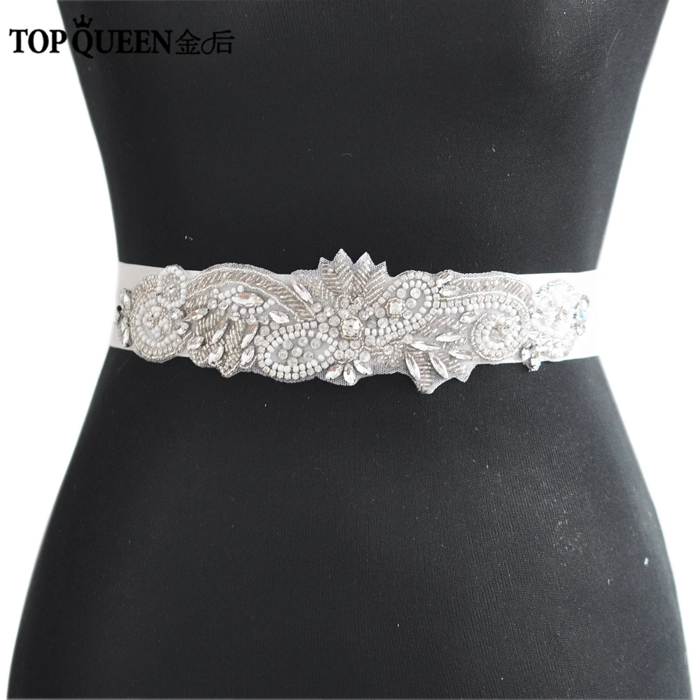 

TOPQUEEN FREE SHIPPING S280 Rhinestones Pearls Wedding Belts Wedding sashes,Rhinestones Pearls Bridal Belts Bridal Sashes.