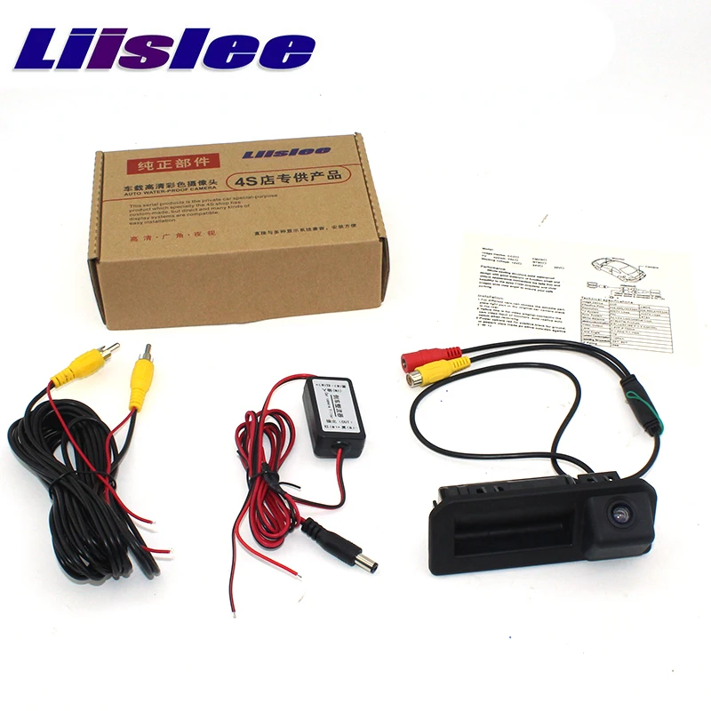 LiisLee For Audi A5 F5 2016 2017 2018 Car Rear View Backup Reverse Parking Camera Instead Original Factory Trunk Handle Camera (5)