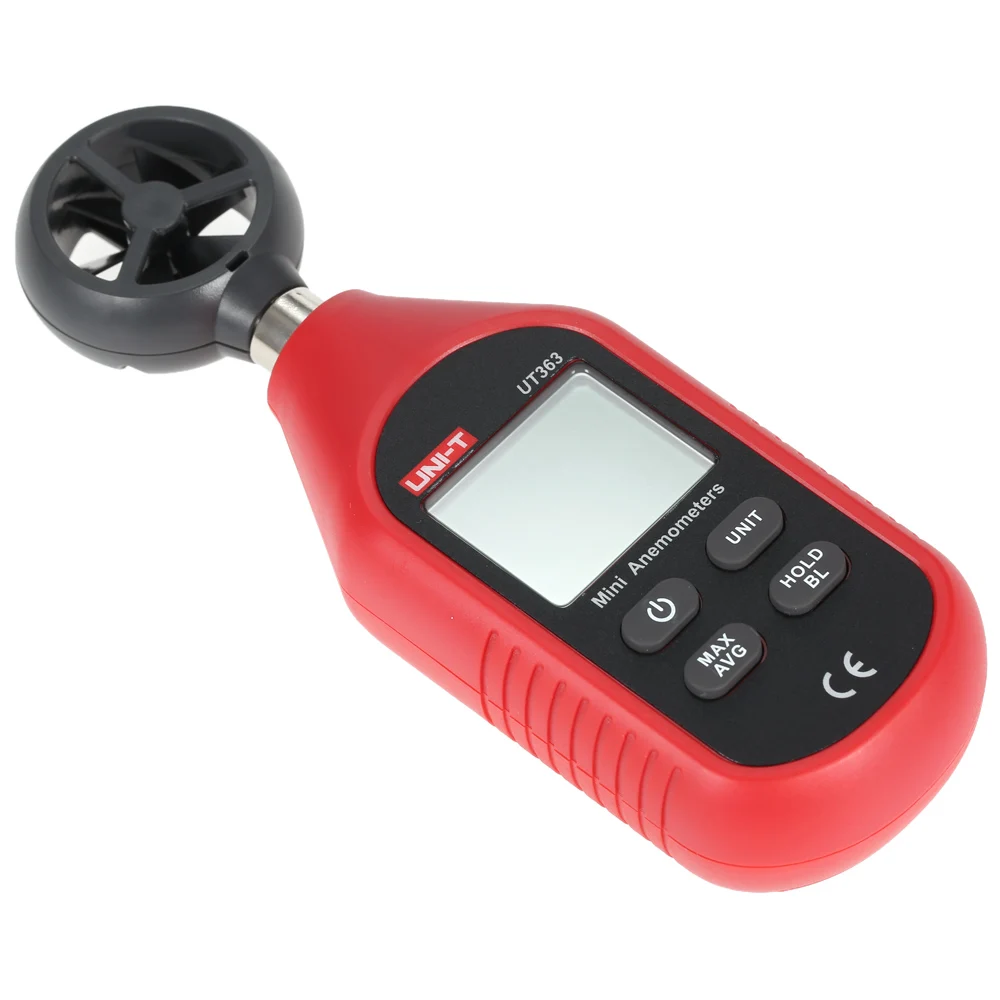 UT363 Мини bluetooth цифровой анемометр Температура Скорость ветра датчик метр и термометр