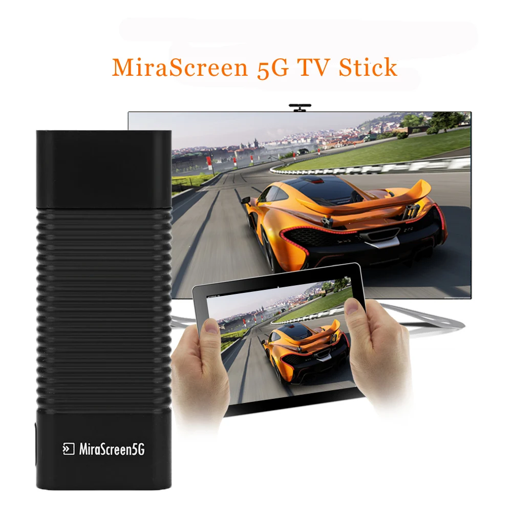 

MiraScreen 5G TV Stick Wireless Display TV Dongle HDMI Receiver High Speed Transmission Miracast Airplay DLNA 2017