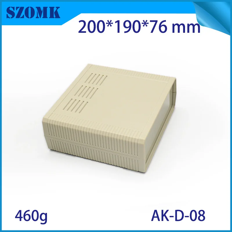 szmk plastic desktop enclosure electronics junction box instrument housing plastic abs control box hot sale project box plastic housing (18)
