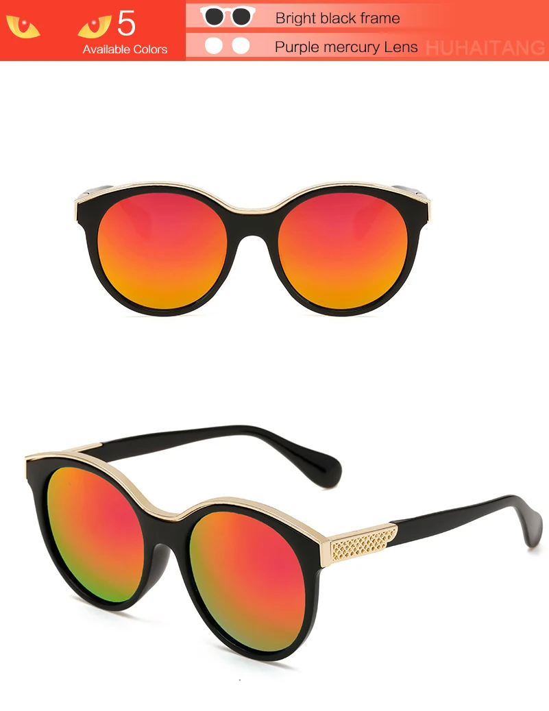 HUHAITANG кошачий глаз солнцезащитные очки Женские винтажные классические солнцезащитные очки для мужчин UV400 Высокое качество брендовая Дизайнерская обувь