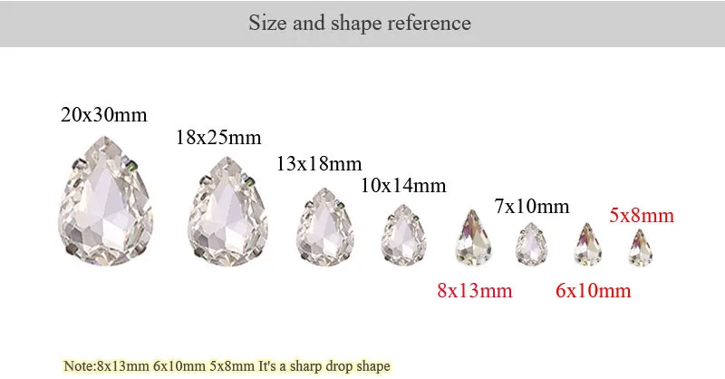 Розовые каплевидные формы высокого качества AAAA плоские стеклянные кристаллы пришить стразы с отверстиями, Diy аксессуары для одежды SWS09