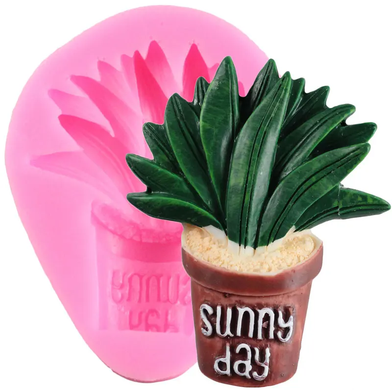 3D Cactus Silicone Mold Candy Cake Chocolate Fondant Mold Soap Candle Moulds