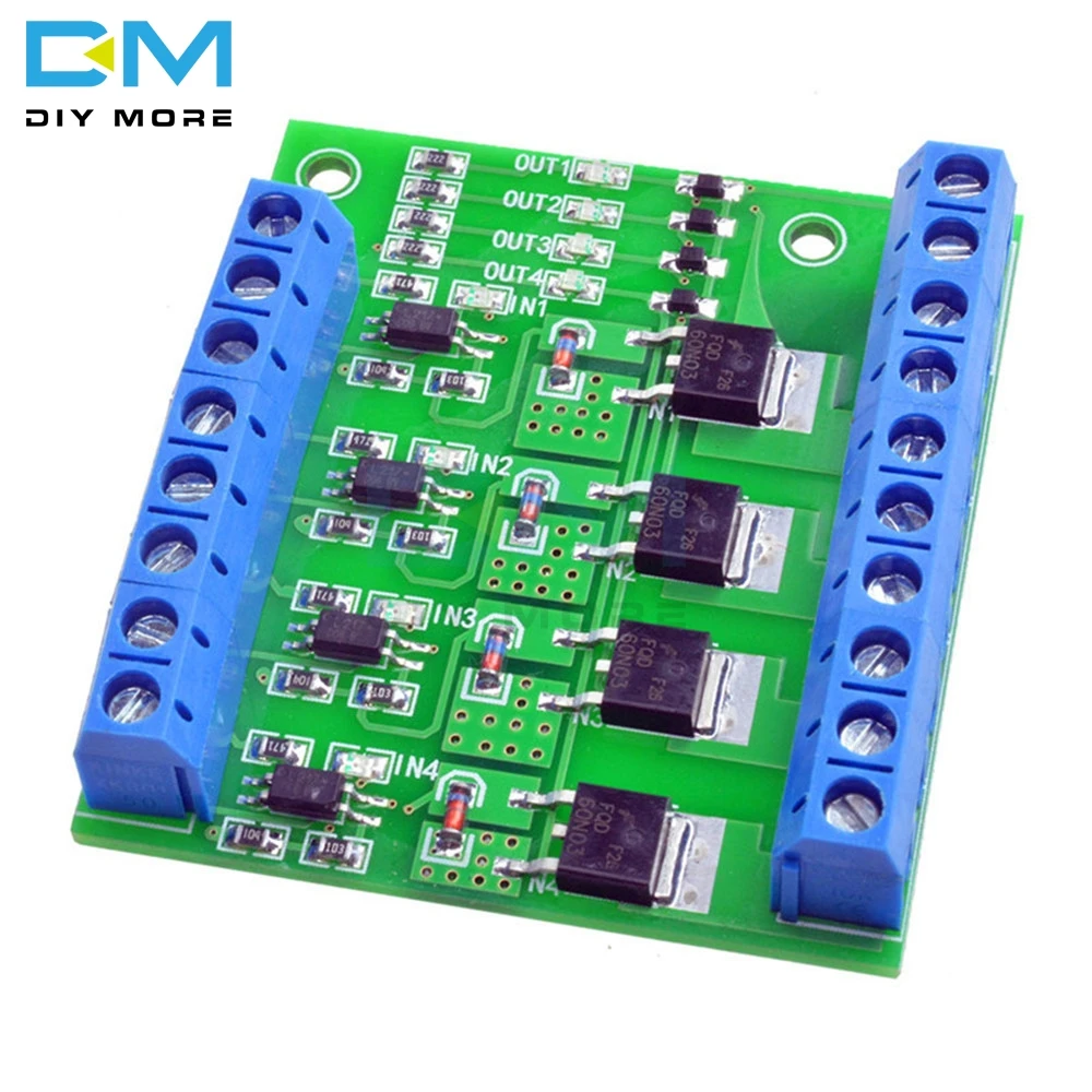 Trigger Switch Module 4 way FET MOS DC Control Board for PWM Motor Pump