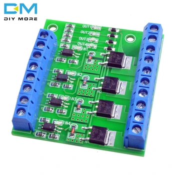 

Trigger Switch Module 4-way FET MOS DC Control Board for PWM Motor Pump LED O6BS Based On FET Model F5305S PLC Interface DIY KIT