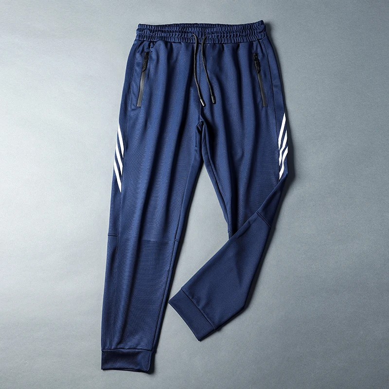 Sports Pants Men Running Gym Training Long Trousers Elastic Jogging