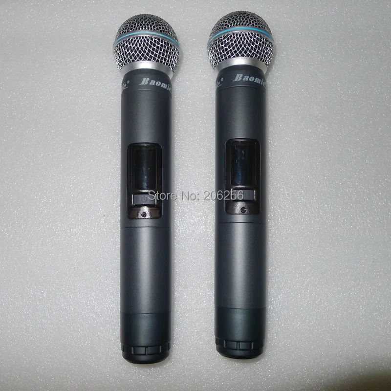 Высококачественная Беспроводная микрофонная система Baomic BM U752 Professional с двумя