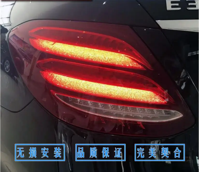 Автомобиль stying taillamp для Mercedes Benz W213 задний фонарь E200 E300 E200L E300L~ 2018y автомобильные аксессуары задний фонарь для W213