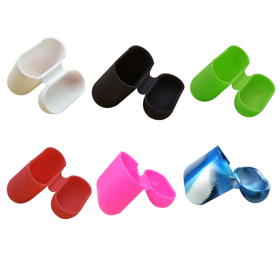 

Centechia Silicone Wireless Earphone Headphone Carrying Case Cover Skin Sleeve Pouch Box tector for Apple Airpods Air Pods