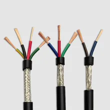 10 м провод кабель RVVP сигнальный провод 2 ядра медный провод экранированный кабель управления обустройство дома медный сердечник