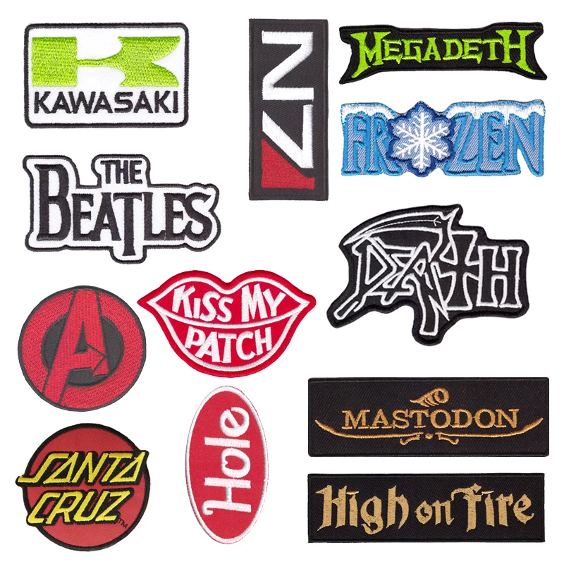 

1 0PC Embroidery Patch Letters ParchesBag Patches for Clothing Backpack Clothes Decoration Badge