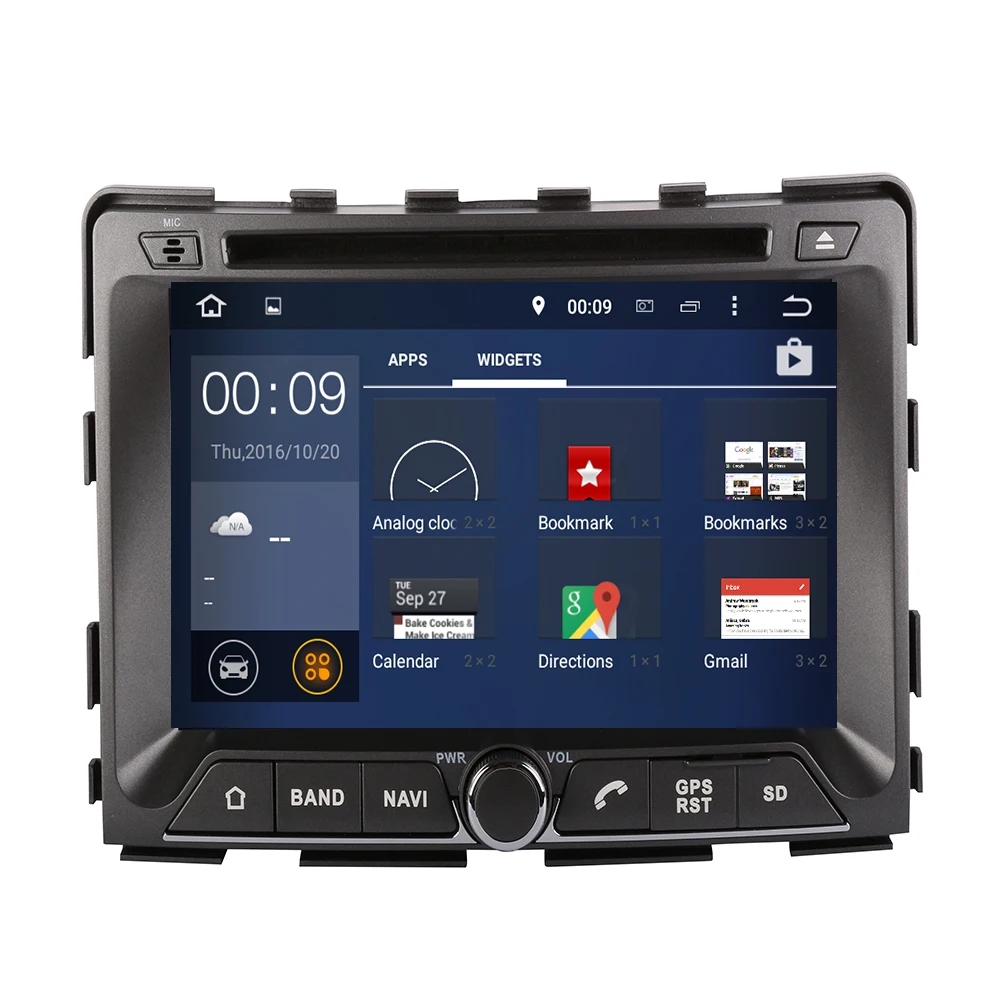 Cheap 1024x600 HD 4G RAM Android 9.0 8 coreCar DVD GPS Navigation for Ssangyong rexton/for Ssangyong rodius/stavic 2004- MAP Head Unit 3