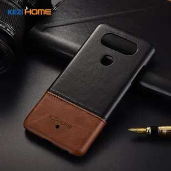 

for LG Q8 Luxury case Genuine Leather Hard Back Cover capa For LG Q8 5.2'' Phone cases High quality