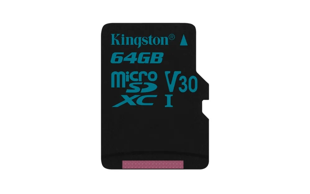 Kingston Technology Canvas Go! 64 ГБ MicroSDXC класс 10 UHS-I 90 Мб/с 45 МБ/с | Компьютеры и офис