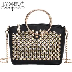LYKANEFU роскошная женская кожаная сумка дизайнерский кошелек женская маленькая сумка на плечо с верхними ручками женская сумка с