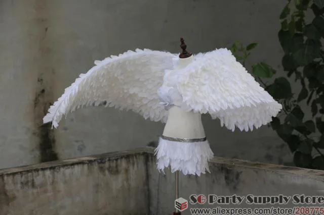 

Custom Nice colorful Angel Feather Wings underwear show COSplay wedding Halloween Decorations large props EMS Free shipping