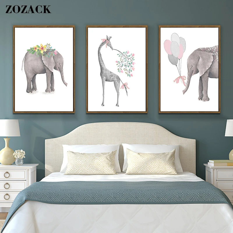

Needlework,DMC Chinese Counted Cross stitch Sets For Embroidery kits Elephants and deer Pattern printed on the embroidered cloth