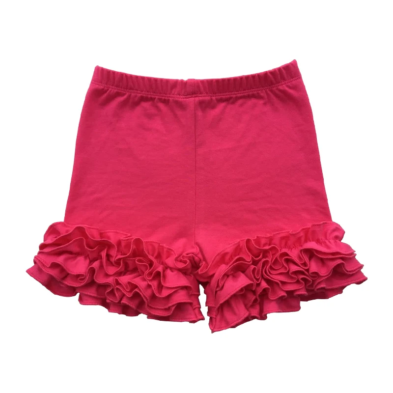 Triple Mega Ruffle Knit Pants Shorts Summer Boutique Layer Ruffle pants