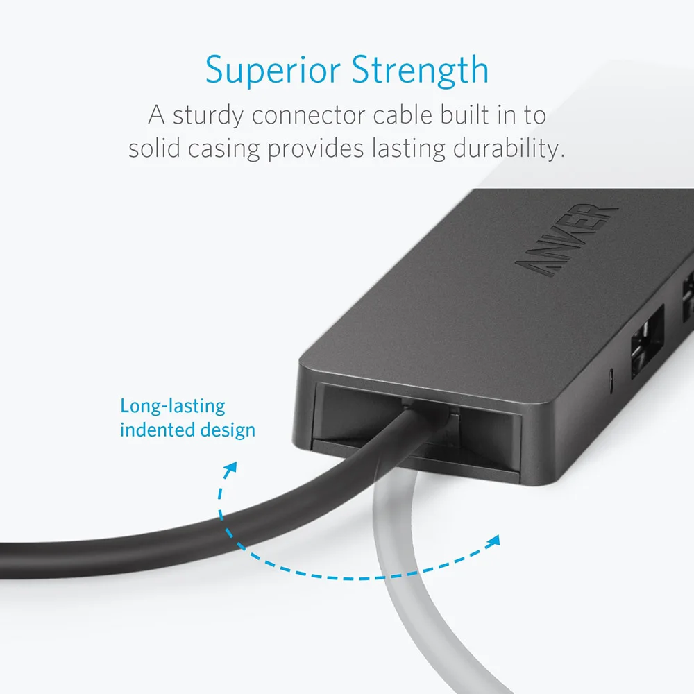 Anker 4 Порты и разъёмы USB 3 0 Ultra Slim центр данных для Macbook Mac Pro/mini iMac Surface Pro XPS ноутбук