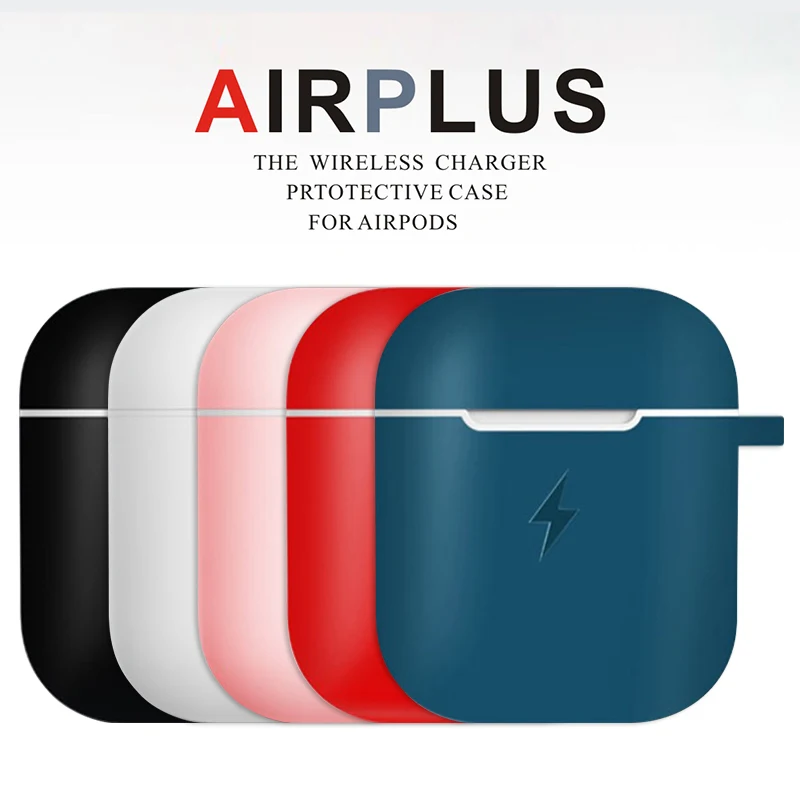 Беспроводная зарядка для наушников Airpods QI Стандартный наушник чехол любого