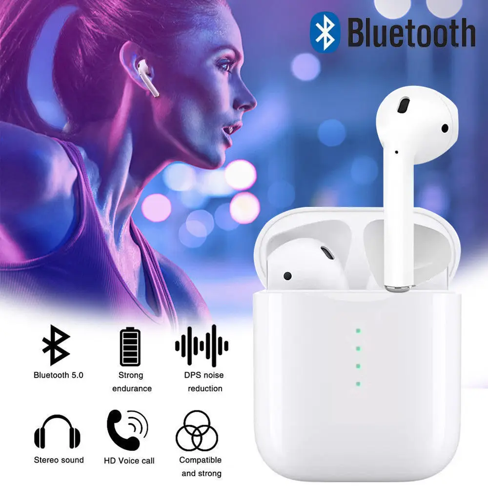 i10 TWS V5.0 Mini Bluetooth Earphones Wireless Headphones Touch control Earbuds with mic for iPhone Samsung xiaomi Android phone