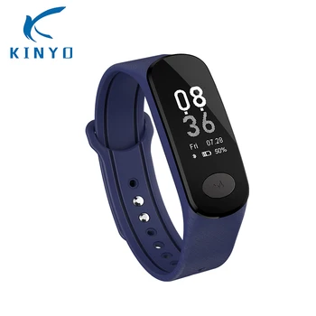 

2018 Smart bracelet wristband Heart Rate Blood Pressure Monitoring ECG and PPG Detection Technology Remote care call alarm clock